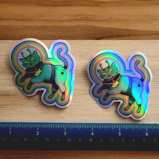 IN STOCK: Sticker AstroKitty