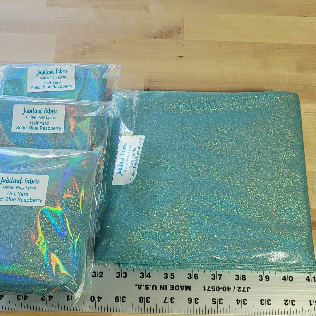 IN STOCK: Glitter Poly Lycra Fabric