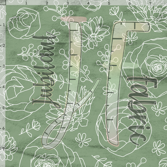 Green Floral