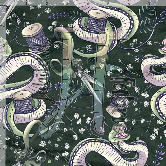 Snake Sewing (green)