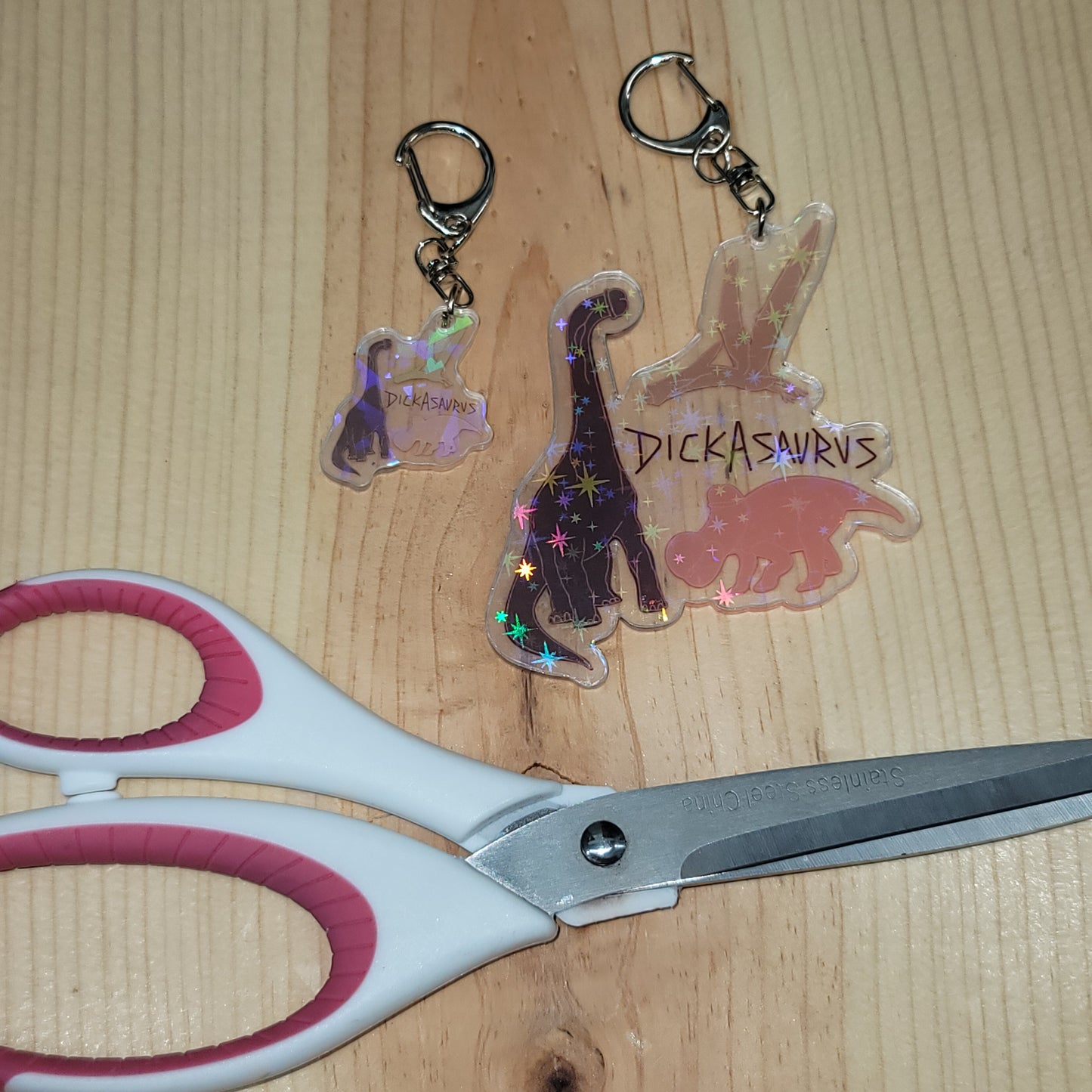 IN STOCK: Dickasaurus Keychain
