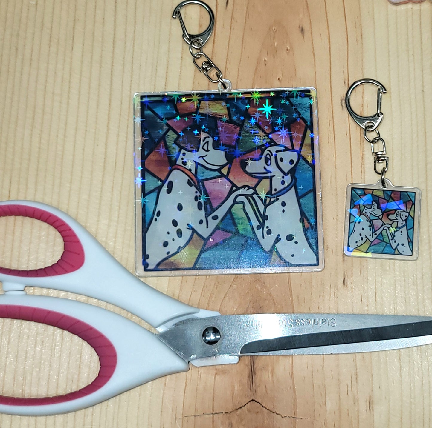 IN STOCK: Dalmatian Love Keychain
