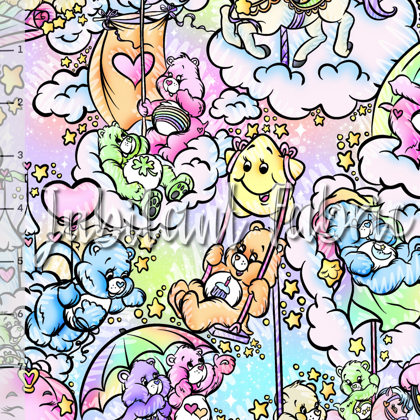 GreySkies: Care bear, strawberry shortcake, Rainbow Brite
