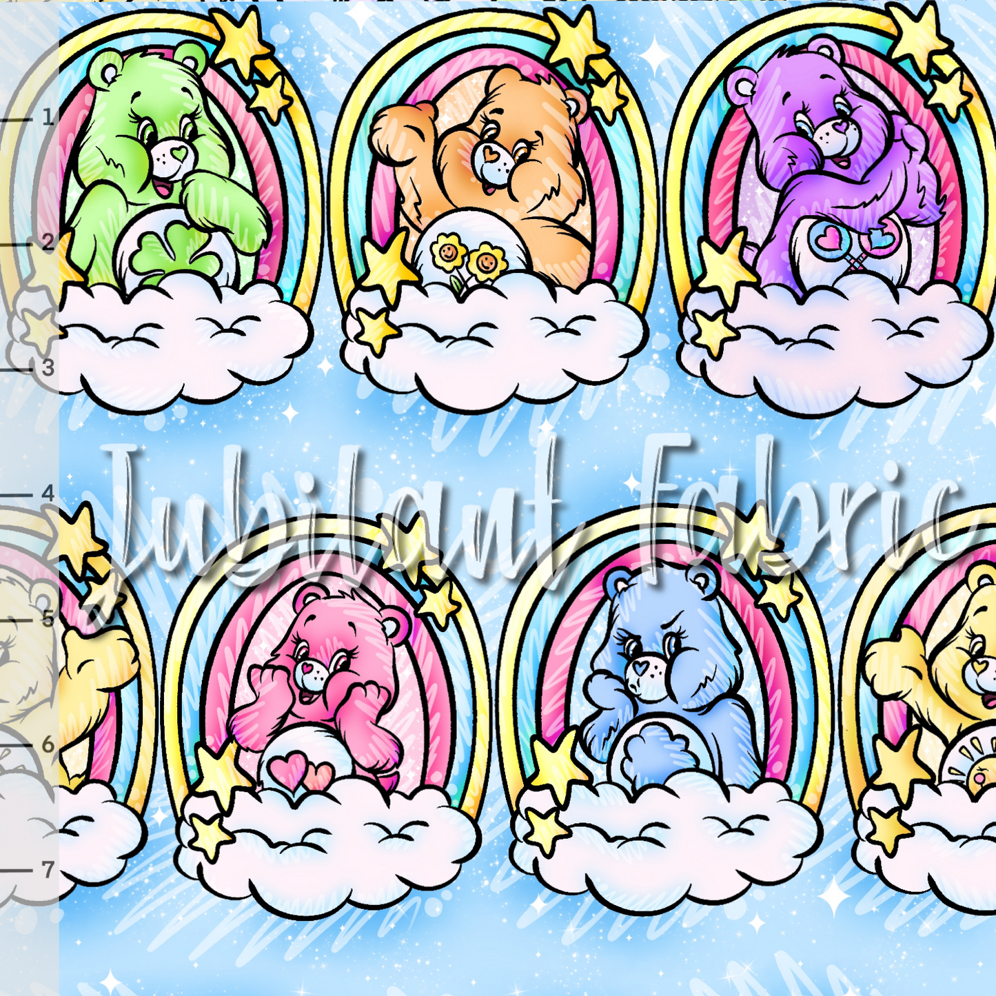 GreySkies: Care bear, strawberry shortcake, Rainbow Brite