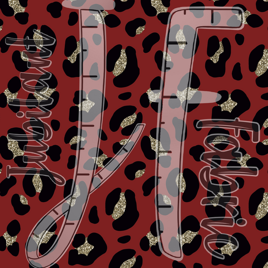 Red & Gold Leopard