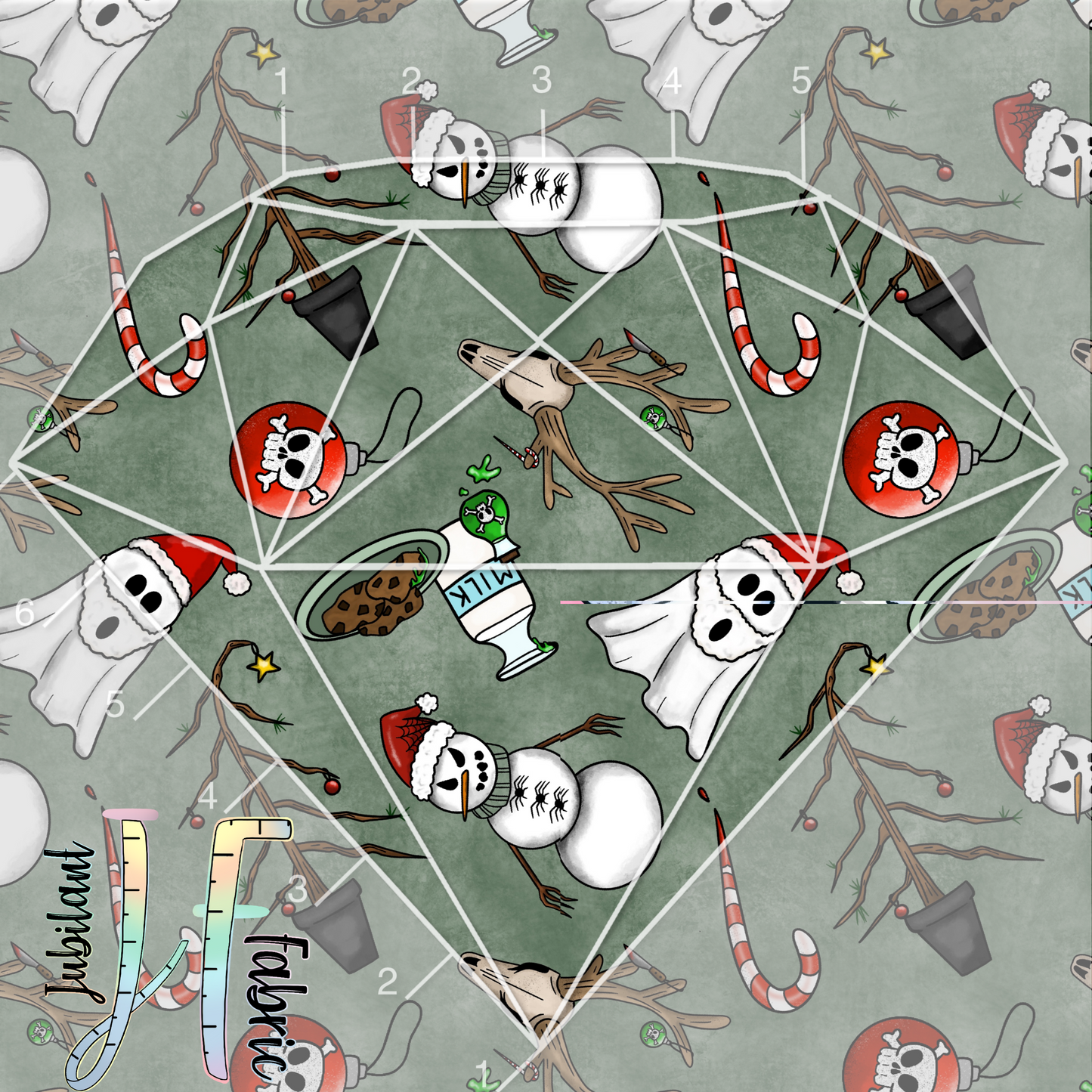 Spooky Christmas Green