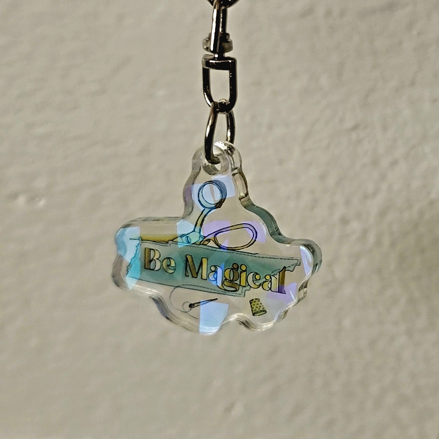 Single Be Magical Keychain