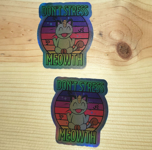 IN STOCK: Sticker Poké Meowth