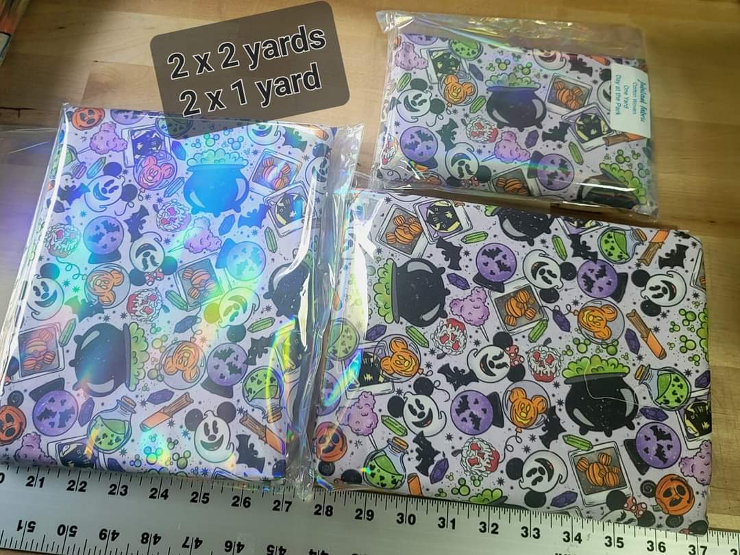 IN STOCK: CW Fabric Halloween at the Parks