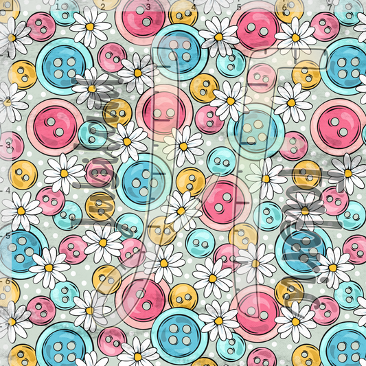 Floral Buttons