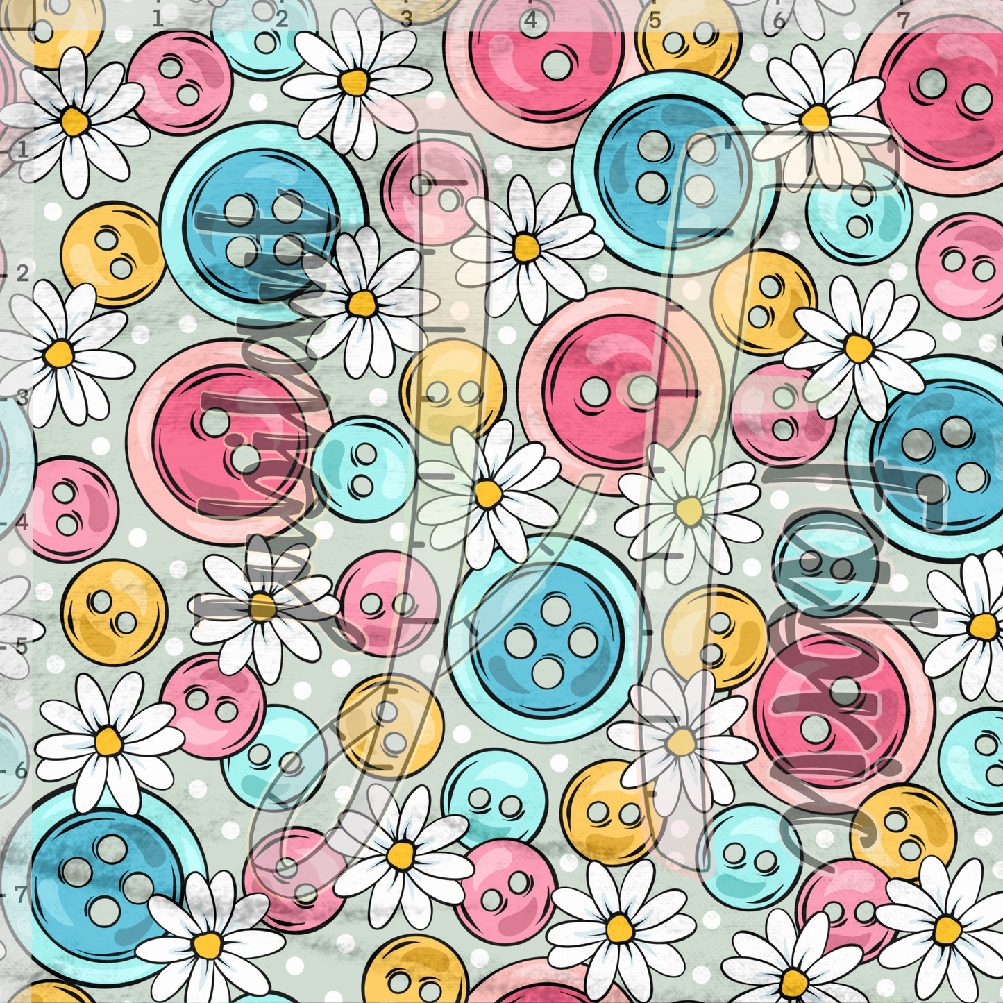 Floral Buttons