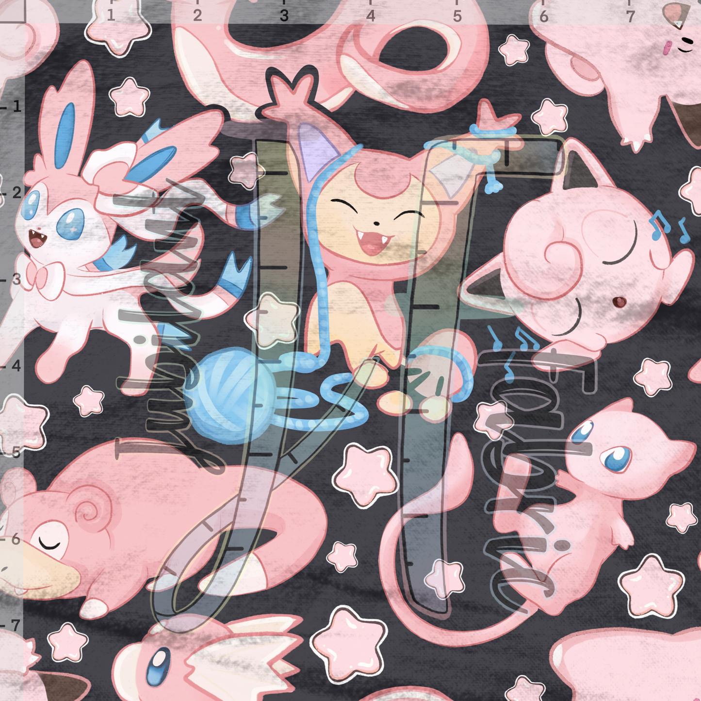 Pink Poké Characters