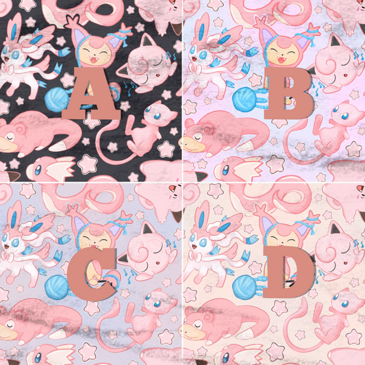 Pink Poké Characters