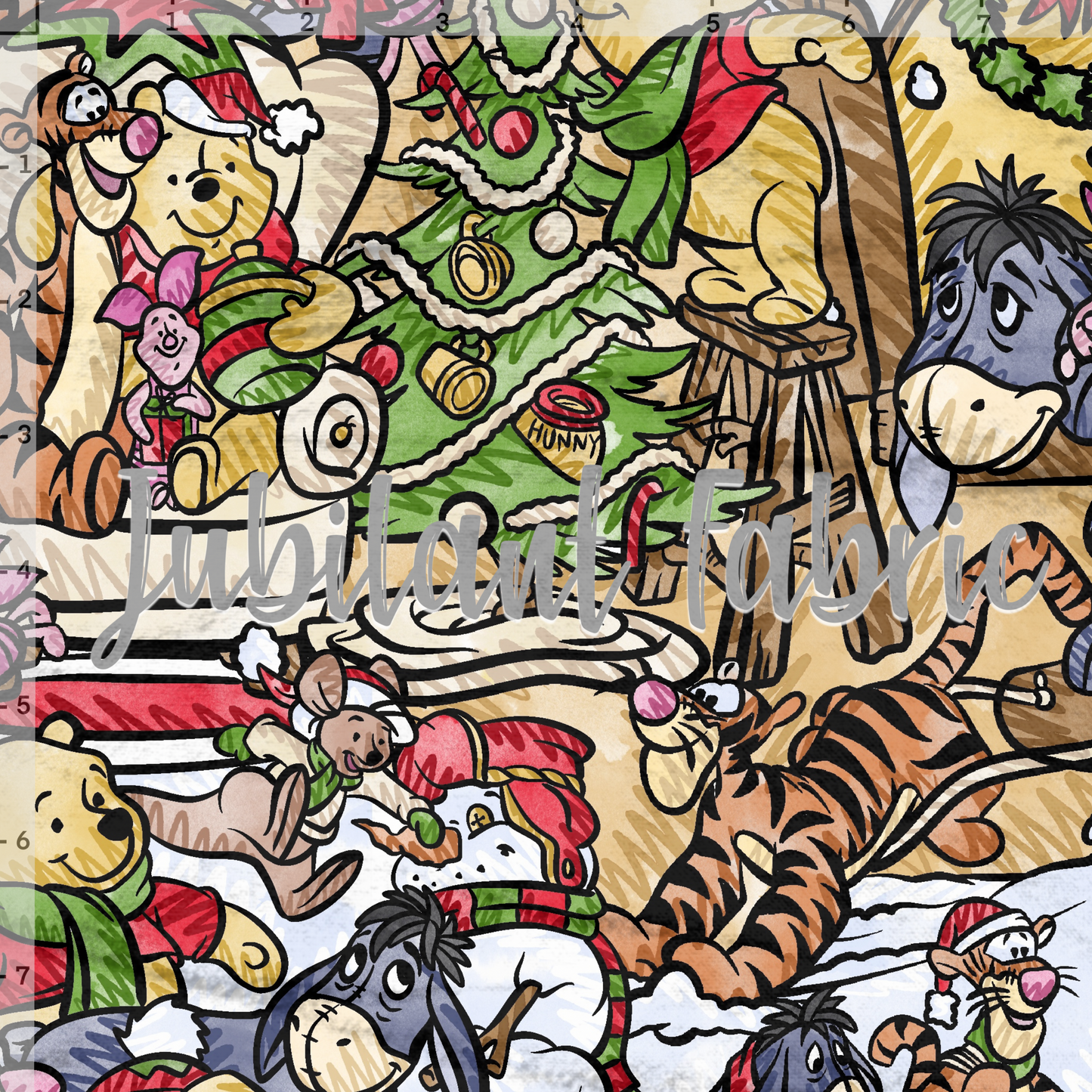 Christmas Pooh (Main &+ Panel)