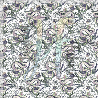 Snake Sewing (white/clear)