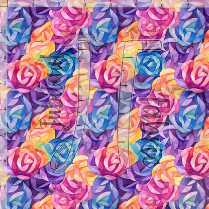 Stained Glass Roses