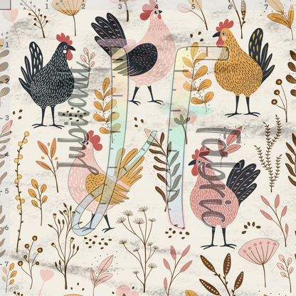 Cream Chickens