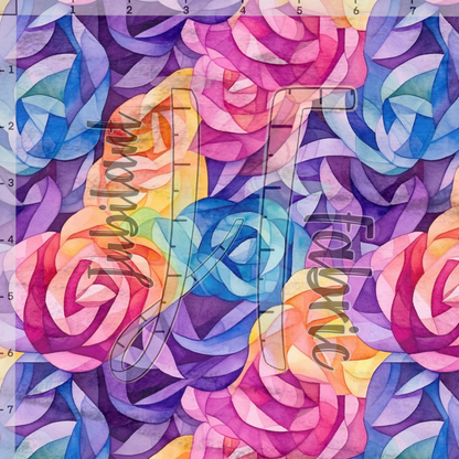 Stained Glass Roses