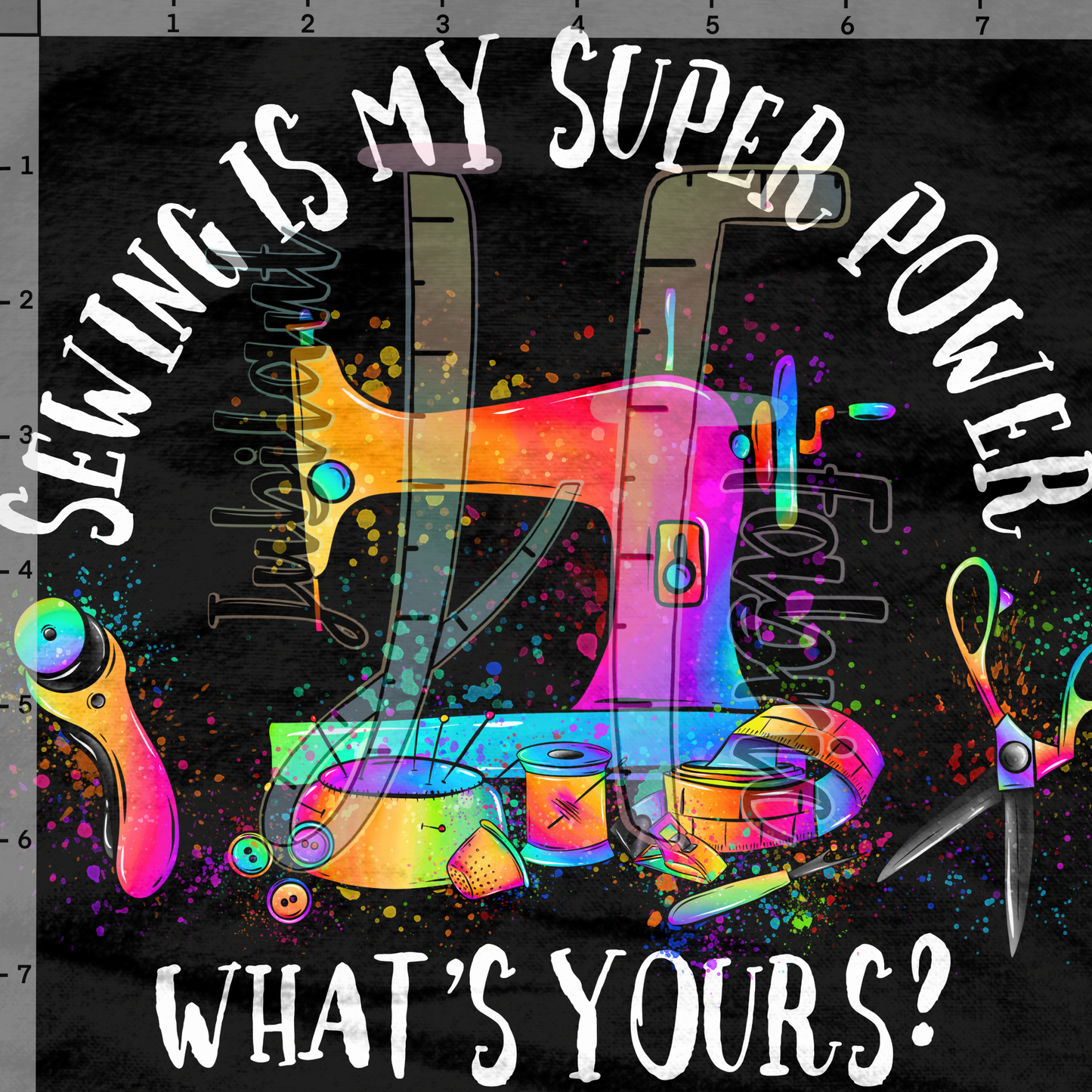 Sewing Superpower Panel [neon sewing]