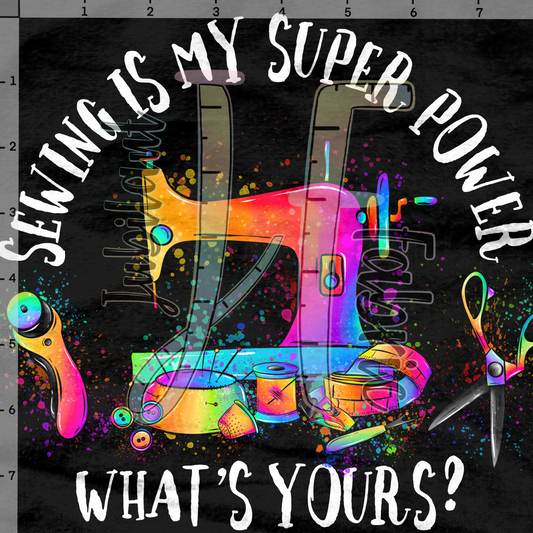 Sewing Superpower Panel [neon sewing]