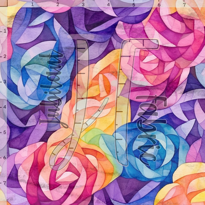 Stained Glass Roses