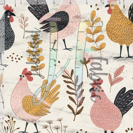 Cream Chickens