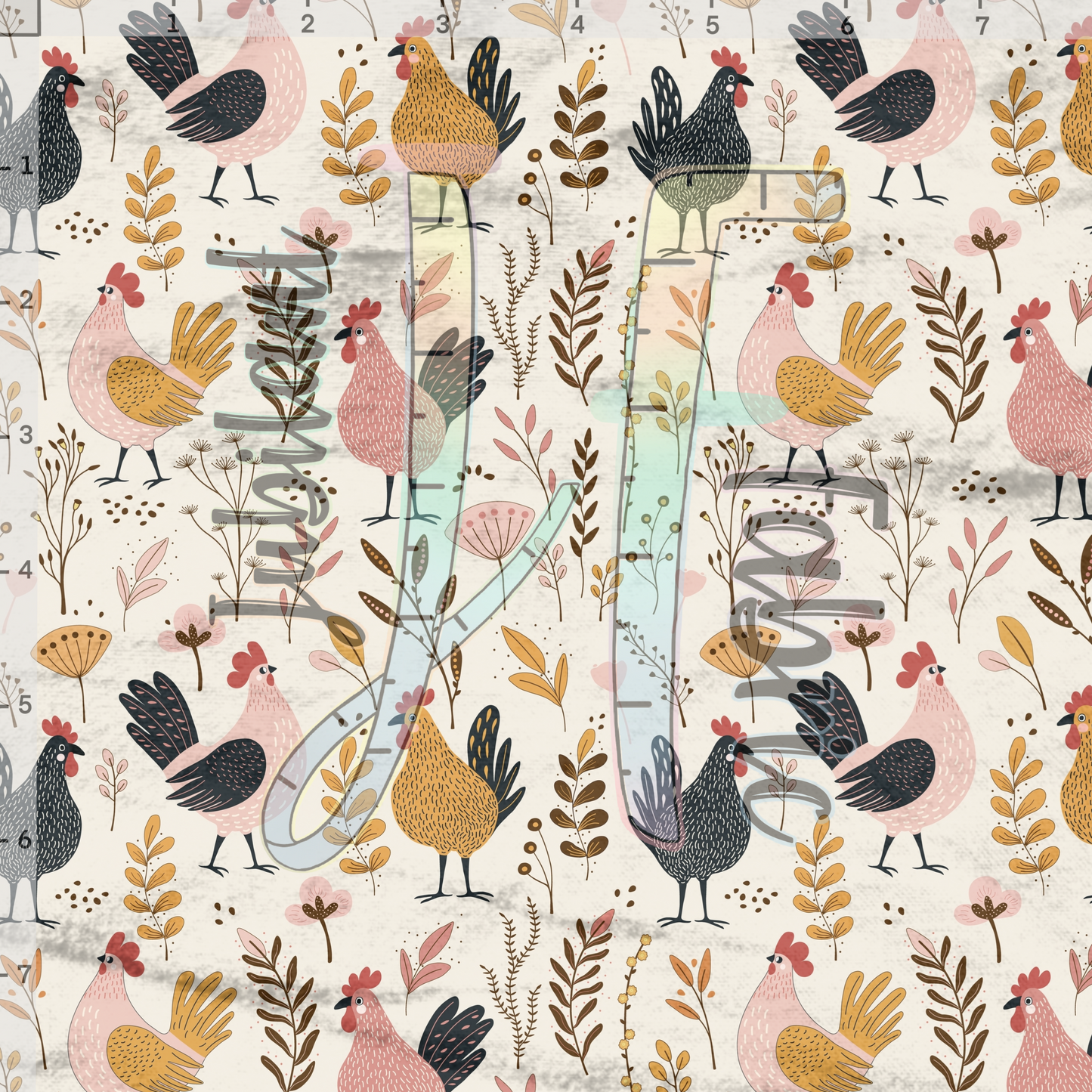 Cream Chickens