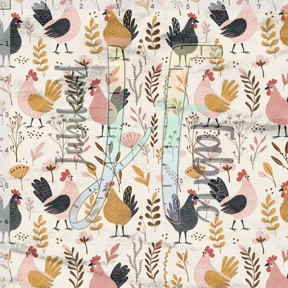 Cream Chickens