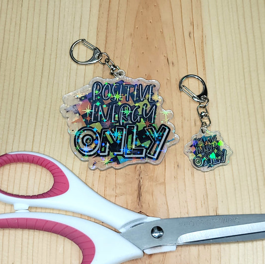 IN STOCK: Positive Vibes Keychain