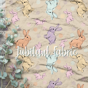 Muted Colorful Bunny