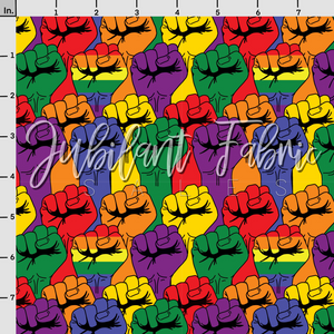 Rainbow Pride fists