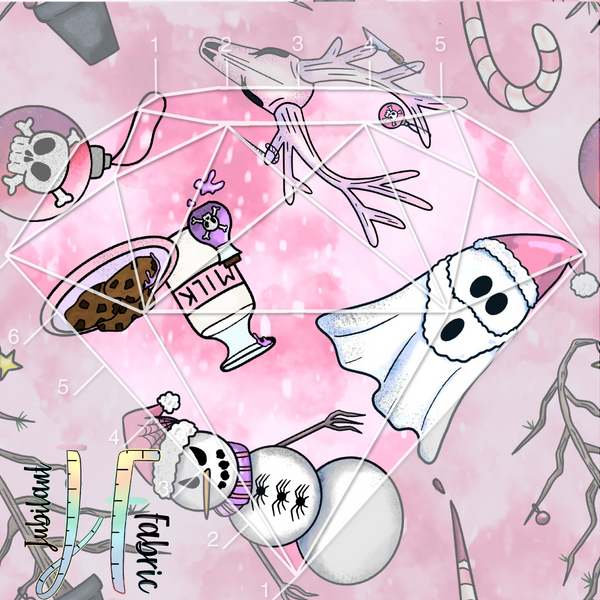 Spooky Christmas Pink