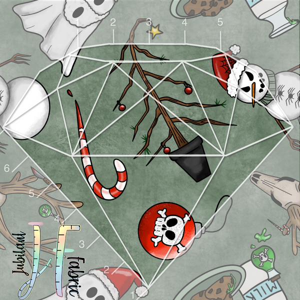 Spooky Christmas Green
