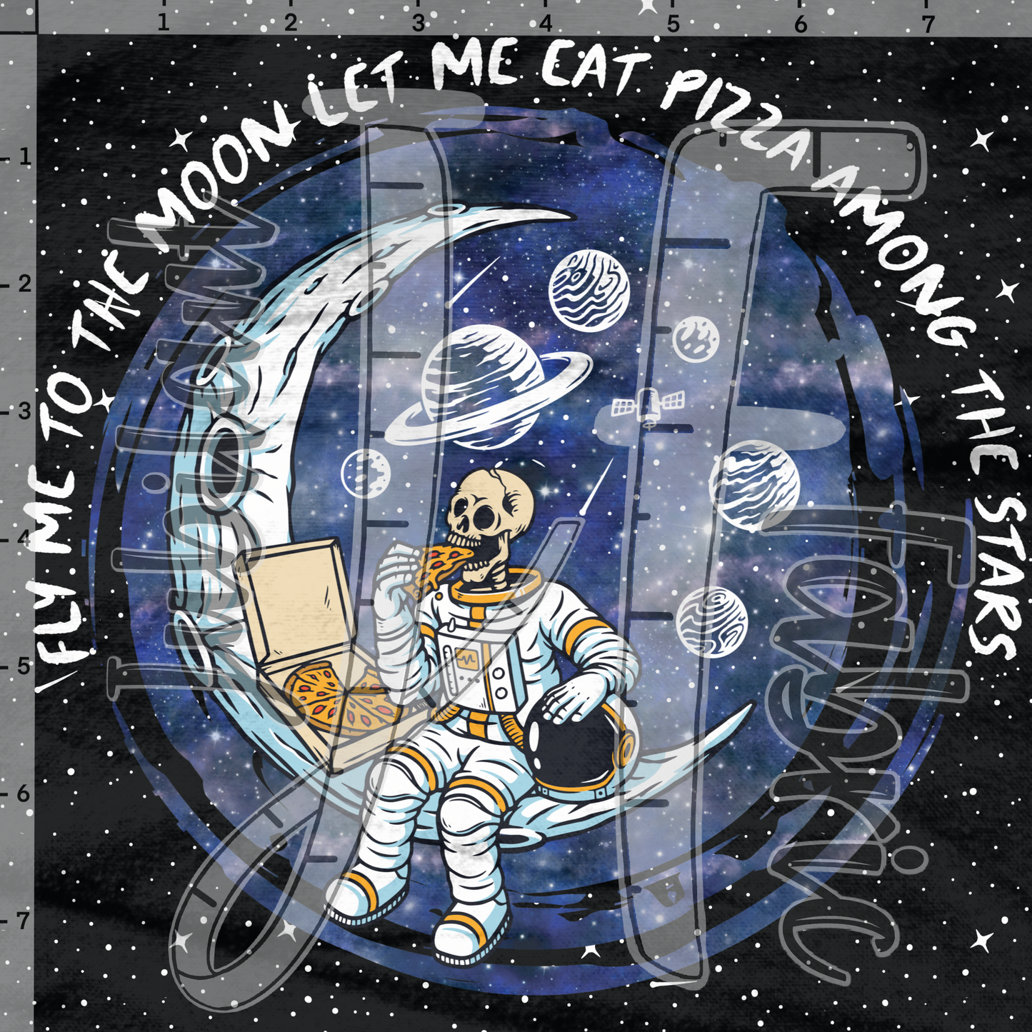 Skeletons in Space (large/adult panel)