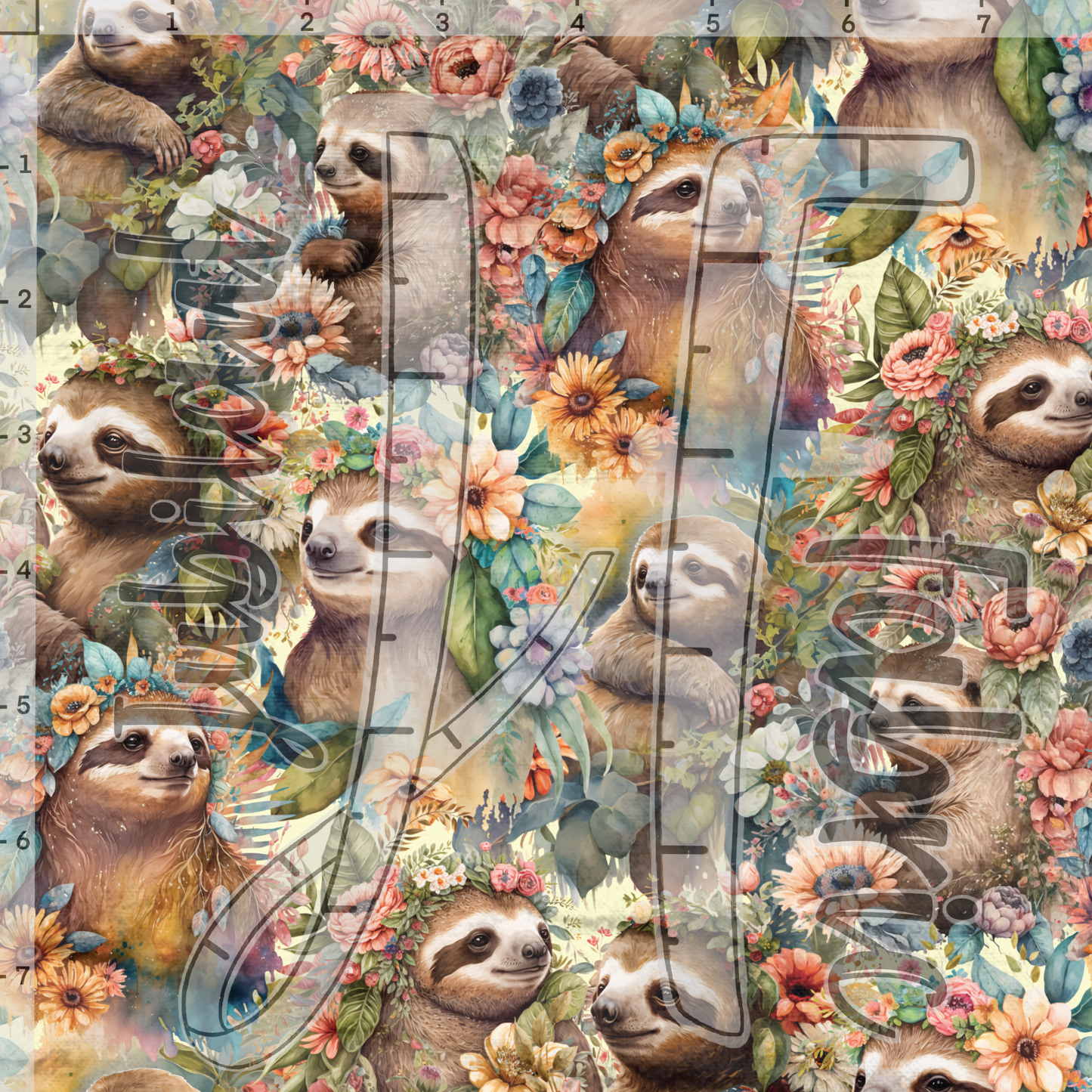 BBB: Floral Sloth