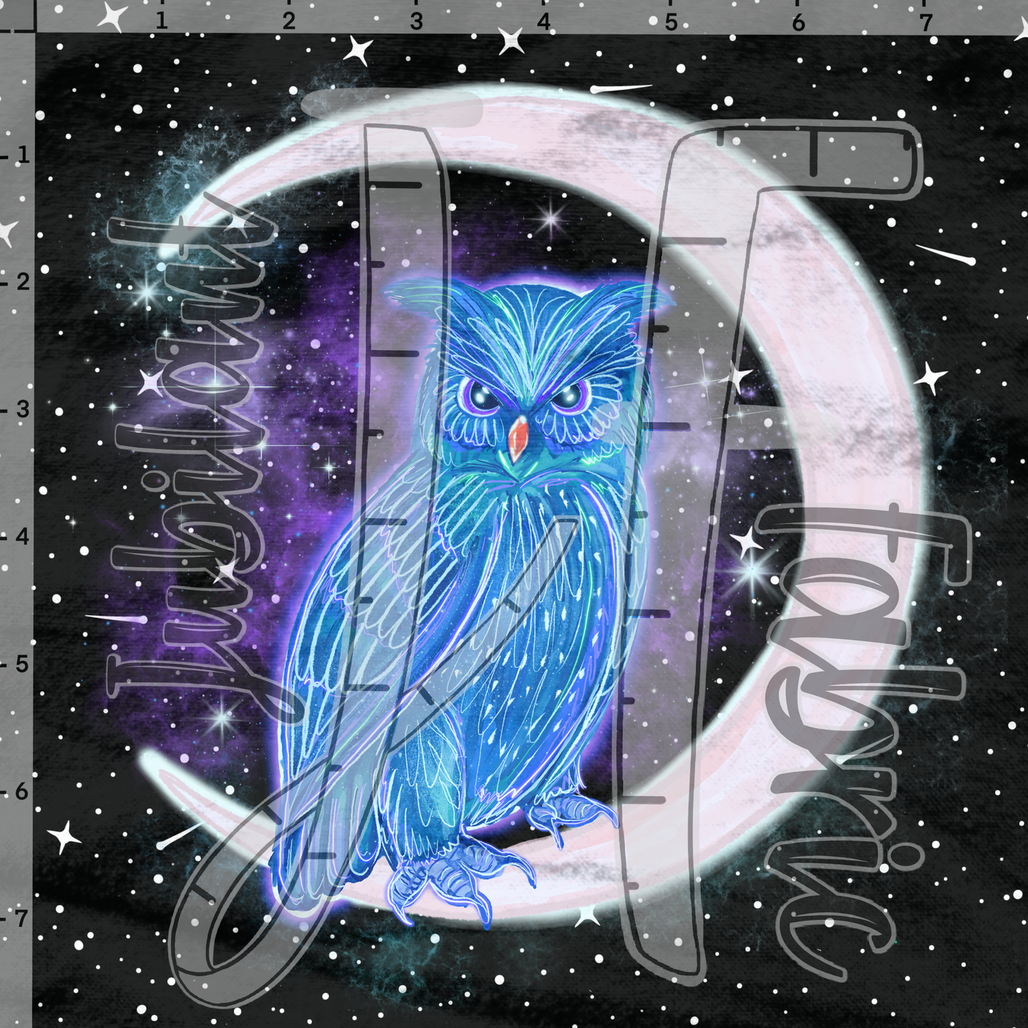 Neon Owl Panel